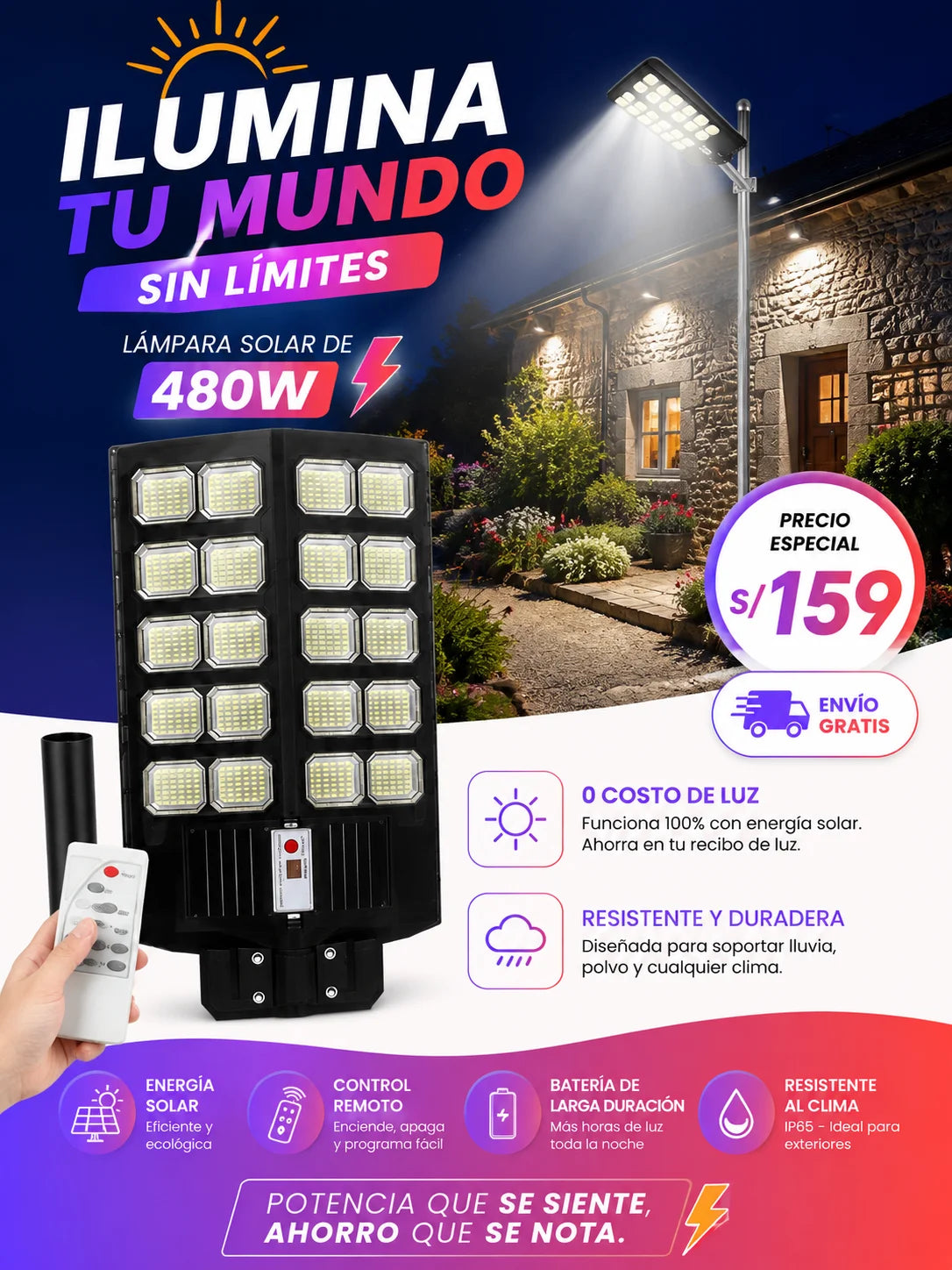 LAMPARA SOLAR