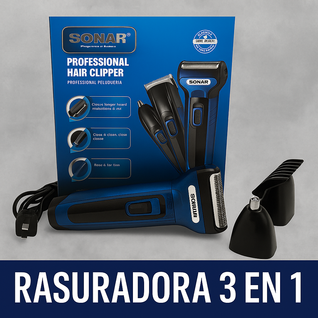 RASURADORA 3 EN 1