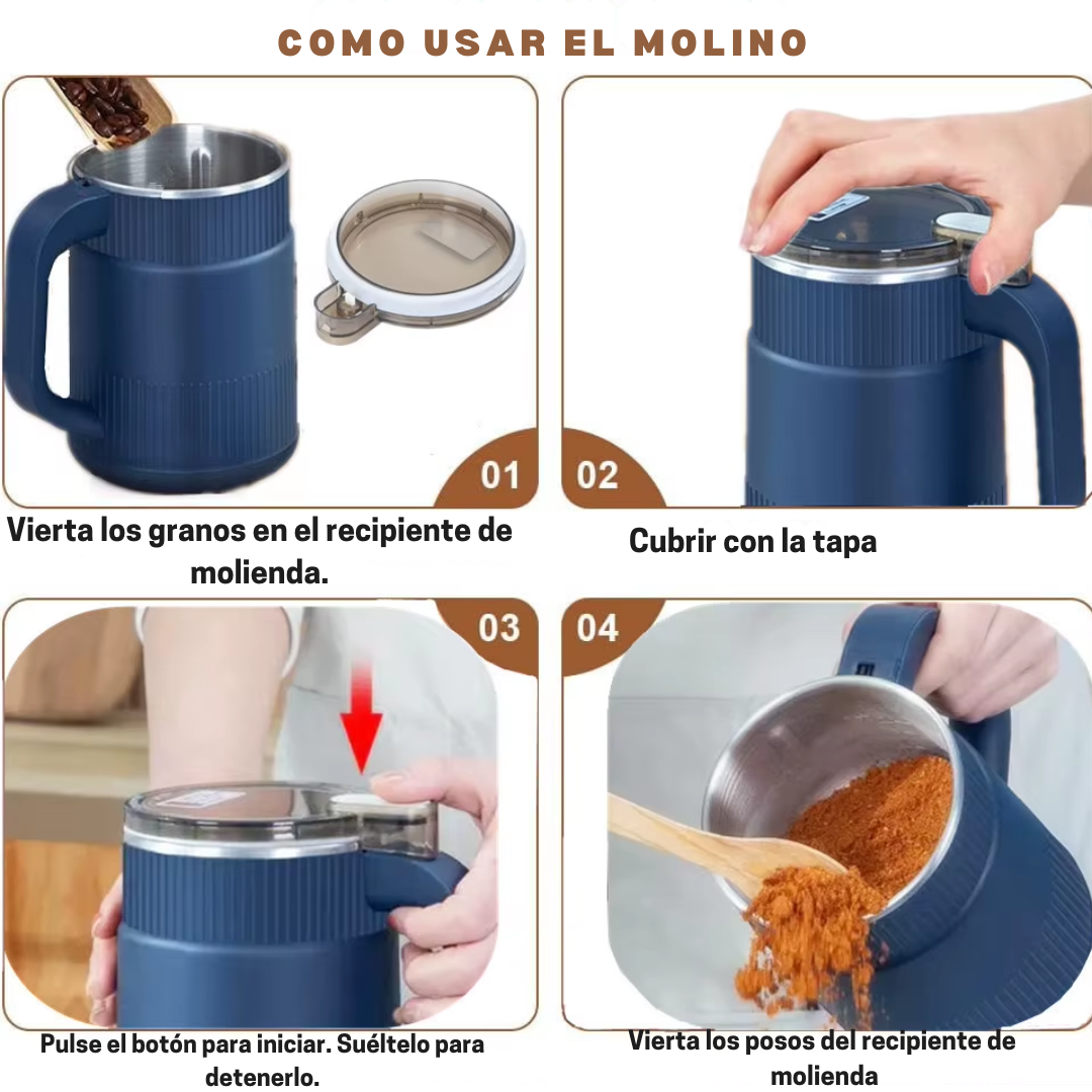 MOLINO DE 8 ASPAS PARA GRANOS SECOS.