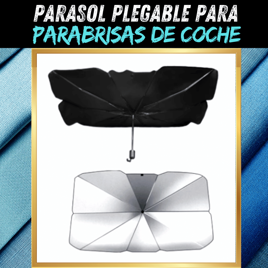 Parasol plegable para parabrisas de coche, sombrilla con cubierta UV, aislamiento térmico, protección Interior para ventana delantera