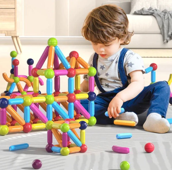 JUEGOS DE BLOQUES MAGNETICOS 75 piezas