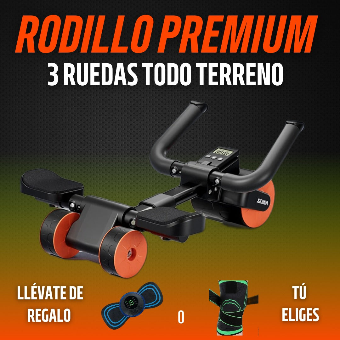 RODILLO ABDOMINAL DELUXE PLUS 2024💪 + 🎁