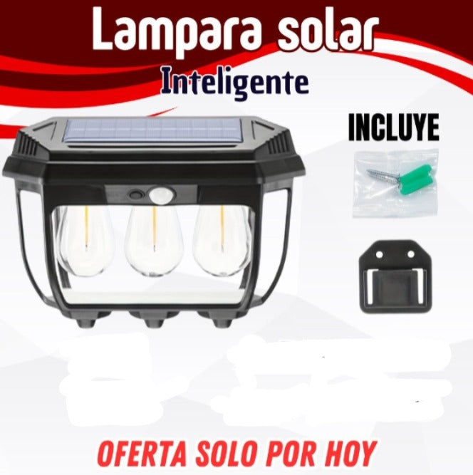 Lampara Solar de sensor de movimiento