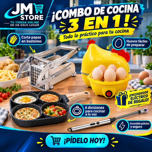 COMBO COCINA 3 EN 1