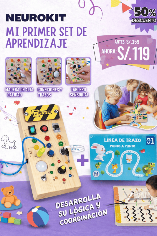 NEUROKIT - Kit de Lógica y Motricidad Para Niños