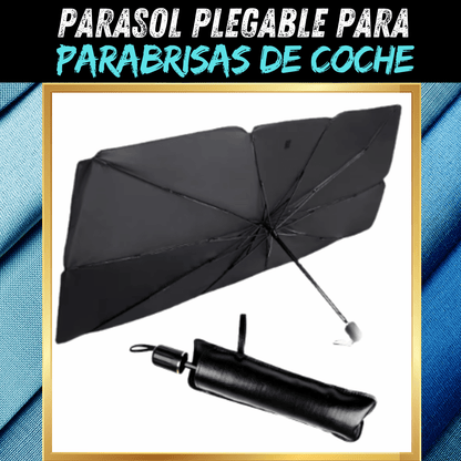 Parasol plegable para parabrisas de coche, sombrilla con cubierta UV, aislamiento térmico, protección Interior para ventana delantera