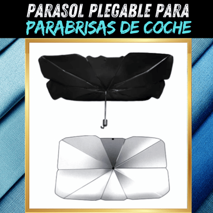 Parasol plegable para parabrisas de coche, sombrilla con cubierta UV, aislamiento térmico, protección Interior para ventana delantera