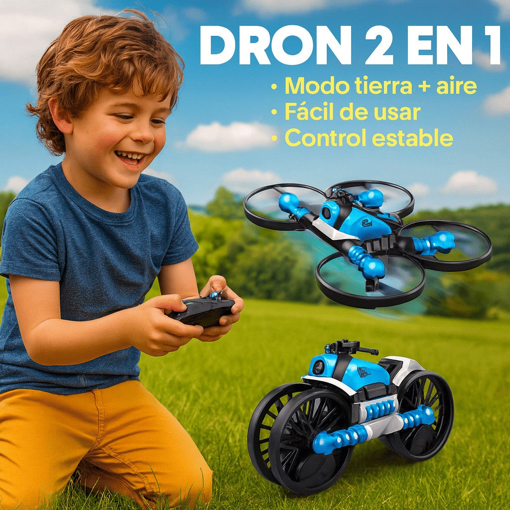 DRON -MOTO 2 EN 1