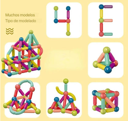 JUEGOS DE BLOQUES MAGNETICOS 75 piezas