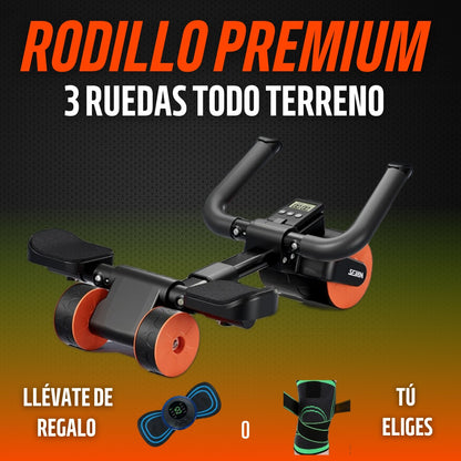 RODILLO ABDOMINAL DELUXE  PLUS 2024💪 + 🎁