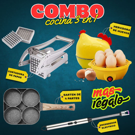 COMBO COCINA 3 EN 1