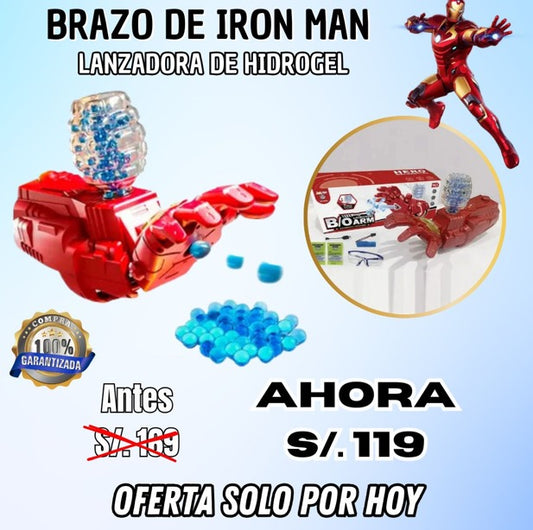 GUANTE HIDROGEL SUPER HEROE SOLO POR HOY    89.00
